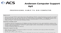 Desktop Screenshot of andersencomputersupport.dk