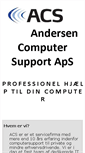 Mobile Screenshot of andersencomputersupport.dk